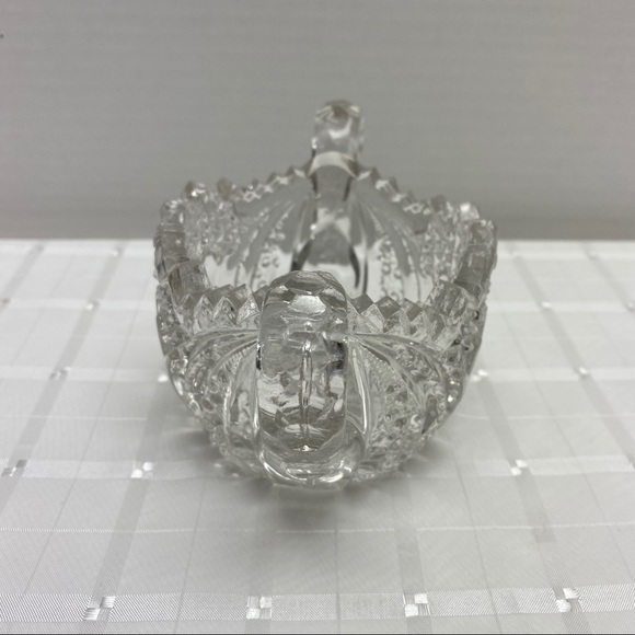 ABP Brilliant Cut Glass Double Handled Sugar Bowl - Picture 2 of 5